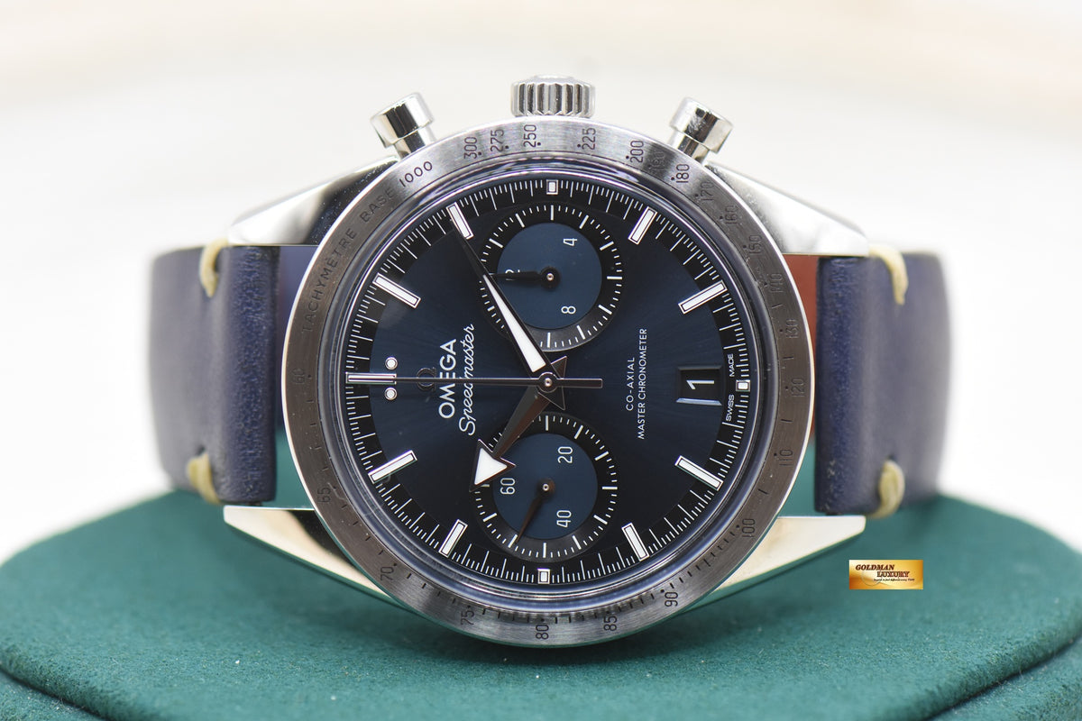 OMEGA SPEEDMASTER ’57 CHRONOGRAPH 40.5mm STEEL IN LEATHER STRAP MANUAL WINDING 332.12.41.51.03.001 (LNIB-UNPOLISHED)