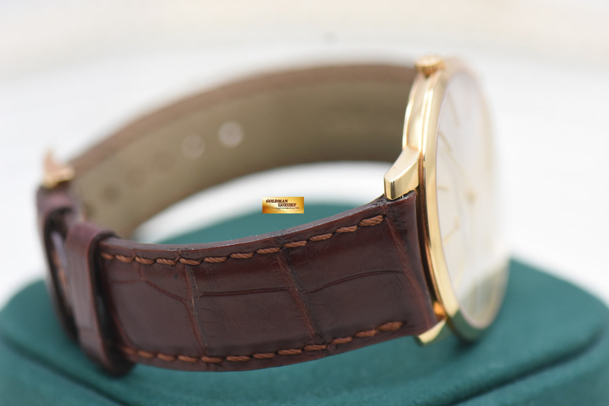 VACHERON CONSTANTIN PATRIMONY 40mm YELLOW GOLD IN LEATHER MANUAL WINDING 81180 (MINT)