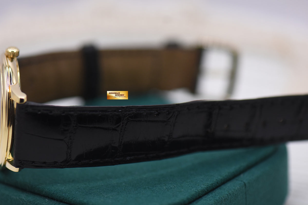 OMEGA CONSTELLATION 34mm CHRONOMETER SUB-SEC YELLOW GOLD IN LEATHER AUTOMATIC 4620.3100 (VINTAGE)