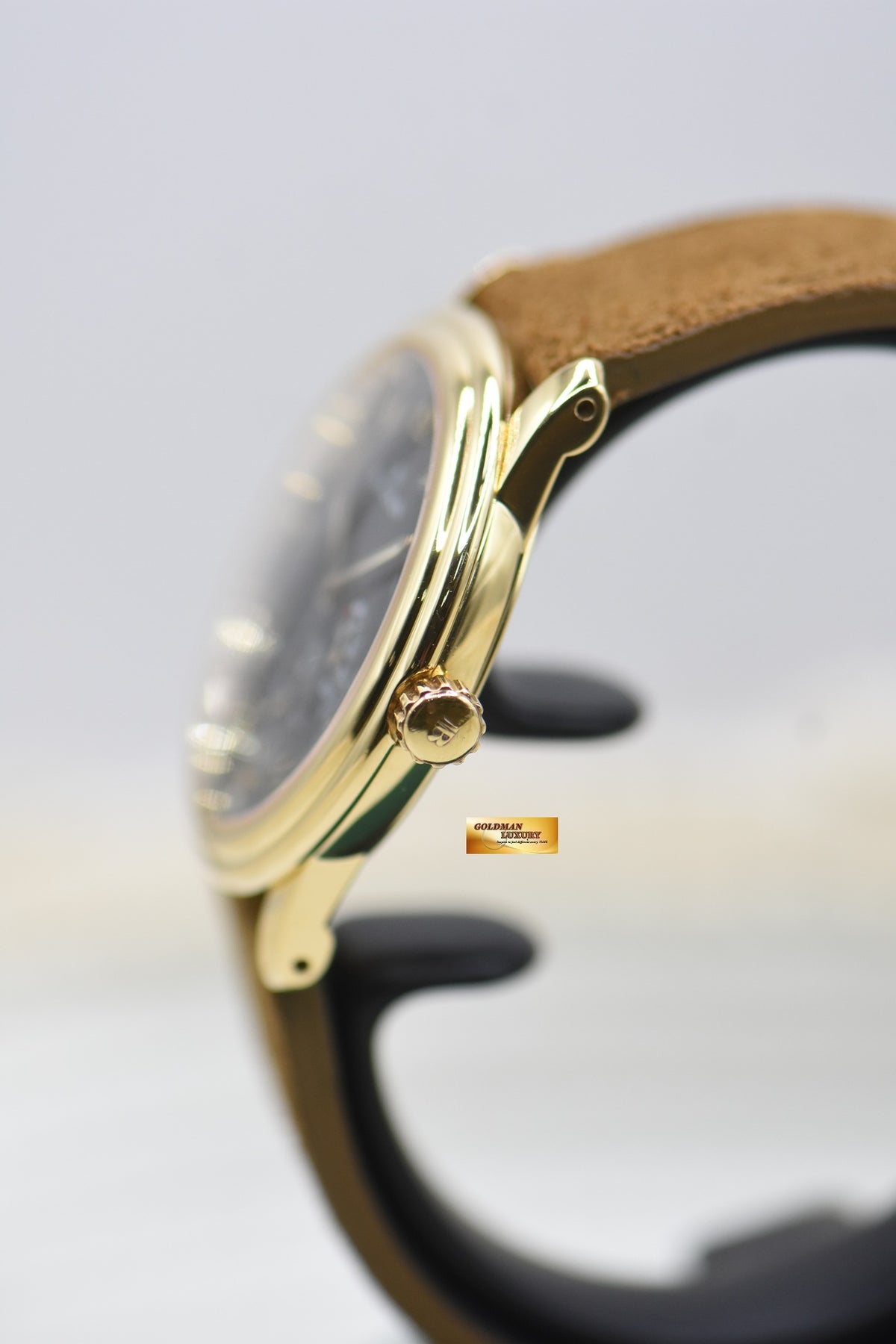 BLANCPAIN VILLERET ULTRA SLIM 100 HOURS 36mm YELLOW GOLD BLACK MANUAL WINDING 1106-1418-55 (MINT)