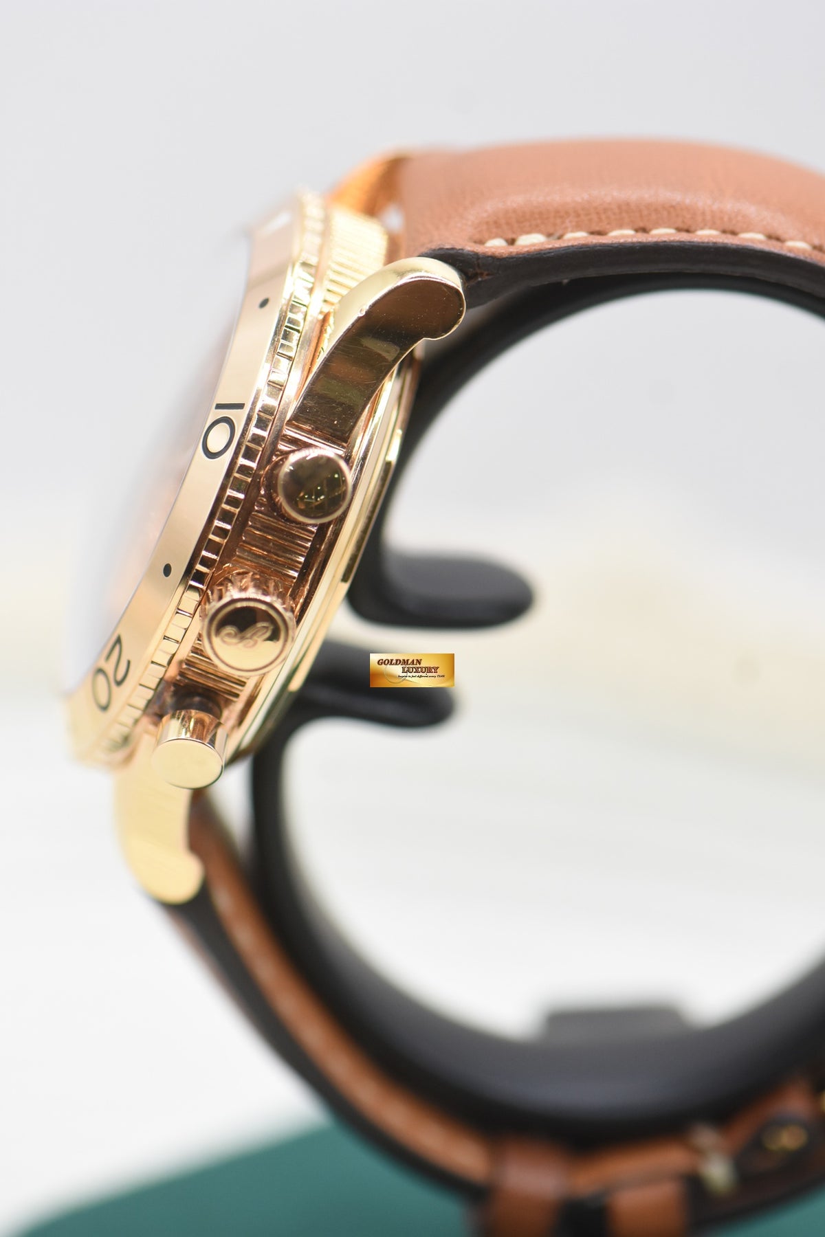 BREGUET TYPE XX TRANSATLANTIQUE CHRONOGRAPH 39.5mm ROSE GOLD IN LEATHER STRAP AUTOMATIC WHITE 3820BR/F2/3W6 (MINT)
