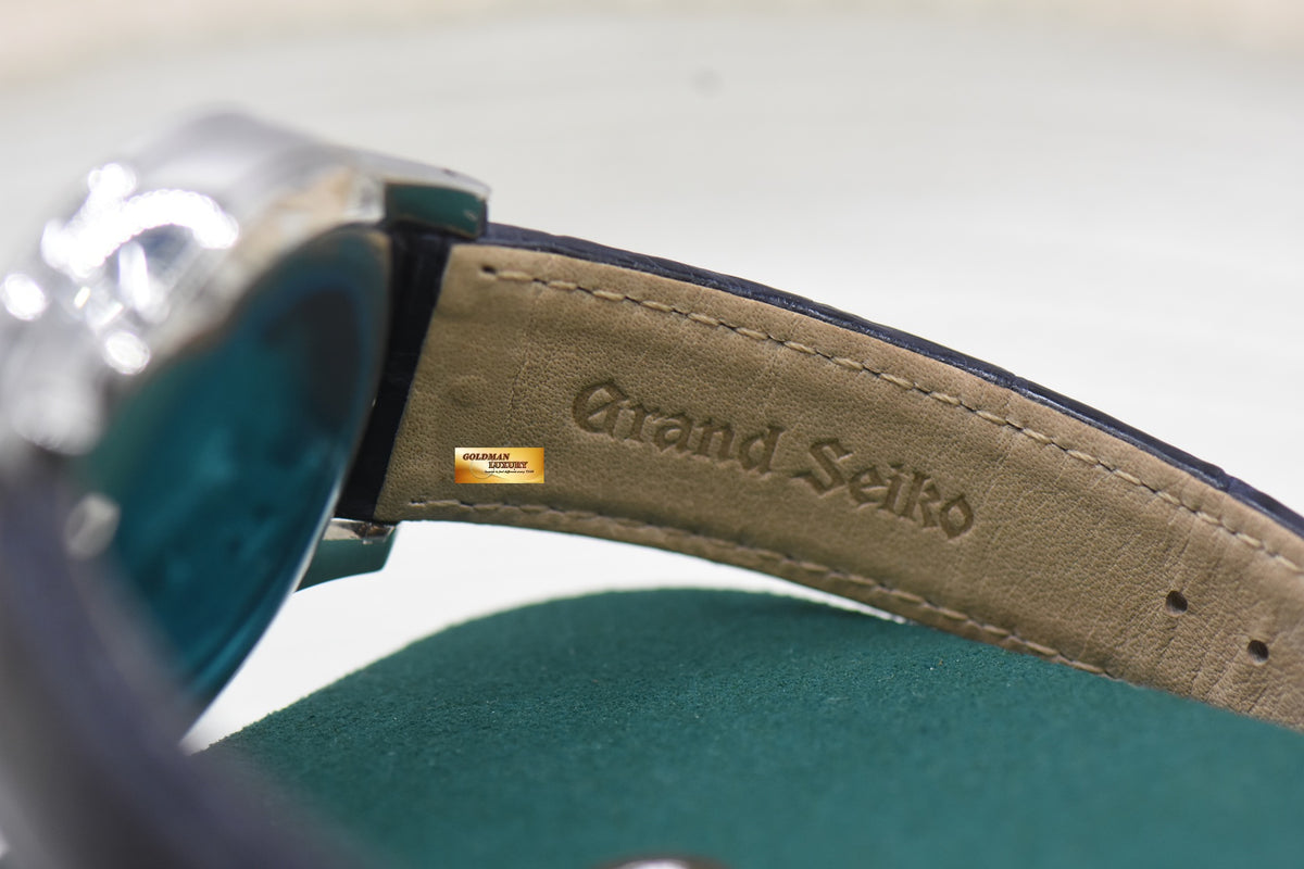 GRAND SEIKO ELEGANCE COLLECTION SPRING DRIVE BLUE SNOWFLAKE 3 DAYS POWER RESERVE AUTOMATIC SBGA407 (MINT)
