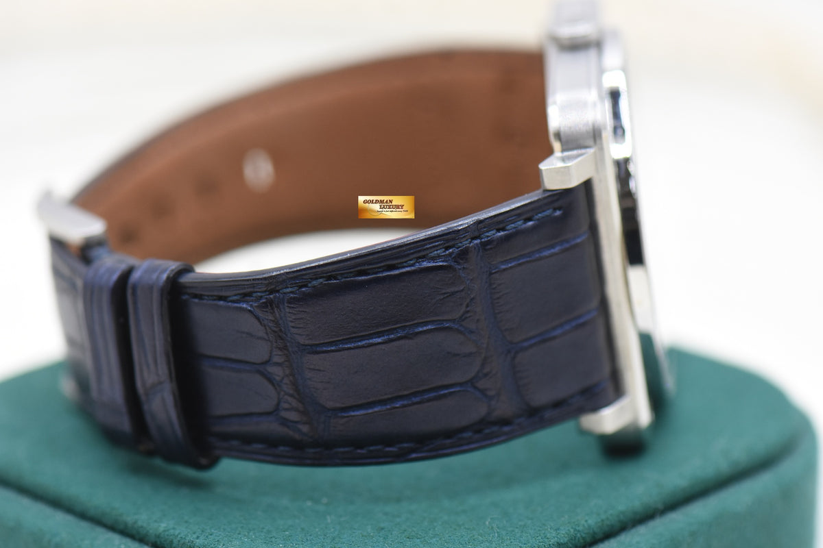 BELL & ROSS AVIATION LADIES 39mm STEEL BLUE EAGLE DIAMONDS QUARTZ BRS-EA-ST-LGD/SCR (MINT)