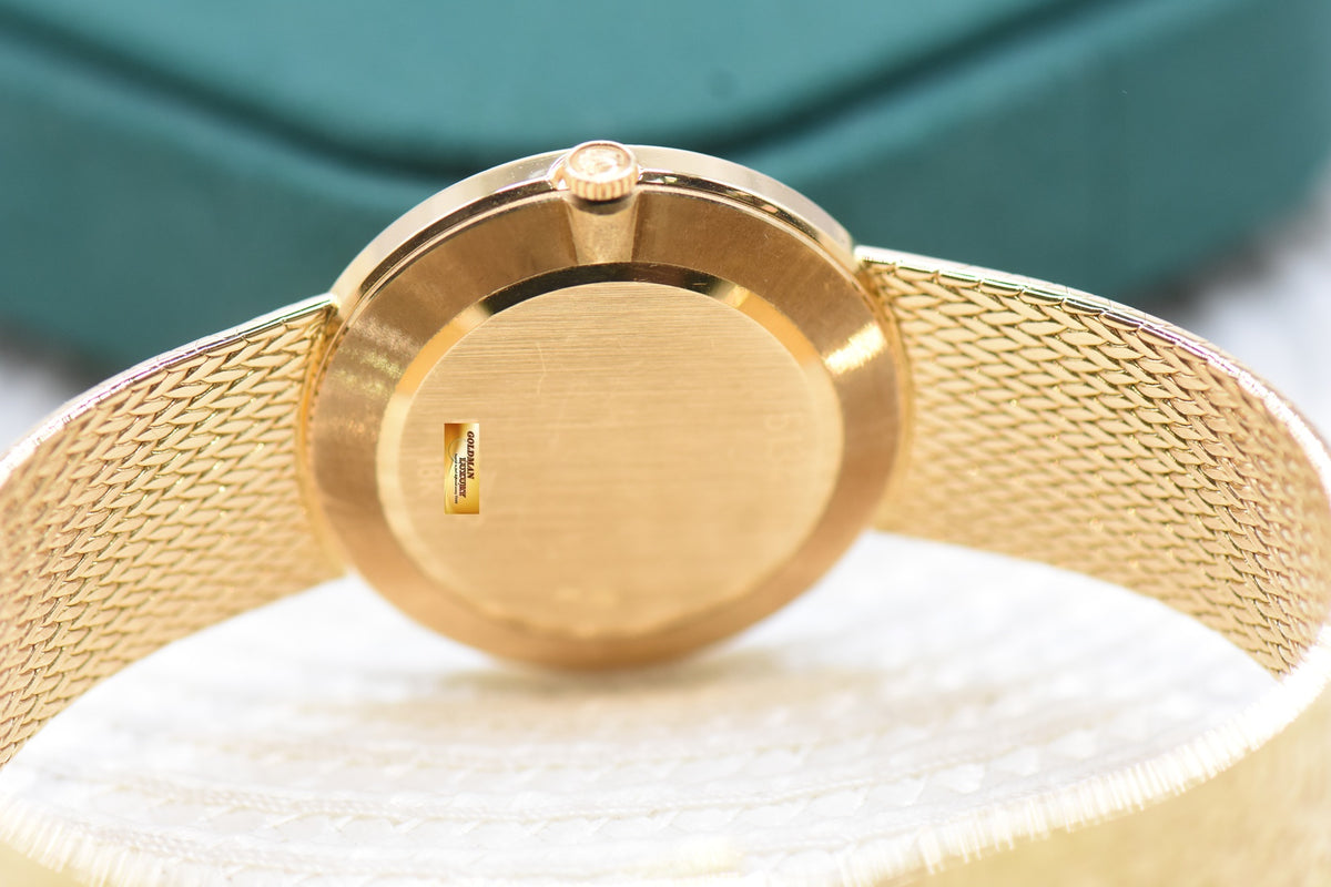 ROLEX CELLINI DIAMONDS JUBILEE 32mm YELLOW GOLD IN BRACELET MANUAL 5134/8 (UNPOLISHED-RARE)