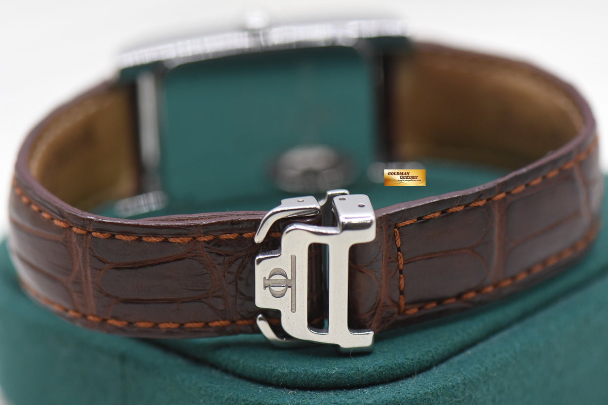 BAUME & MERCIER HAMPTON STEEL IN LEATHER STRAP AUTOMATIC MV045120 (MINT)