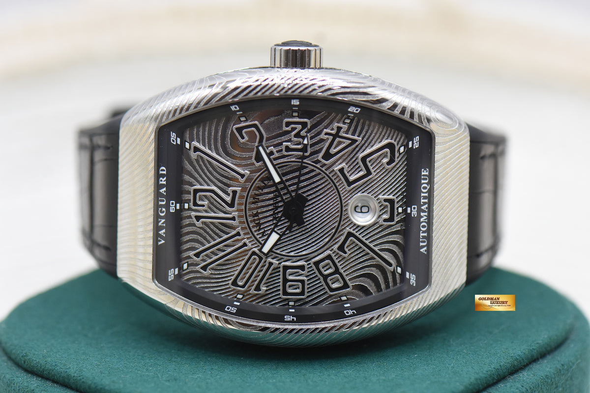 [SOLD] FRANCK MULLER VANGUARD DAMASCUS STEEL AUTOMATIC V43 SCDT DAMAS (NEW-UNWORN)