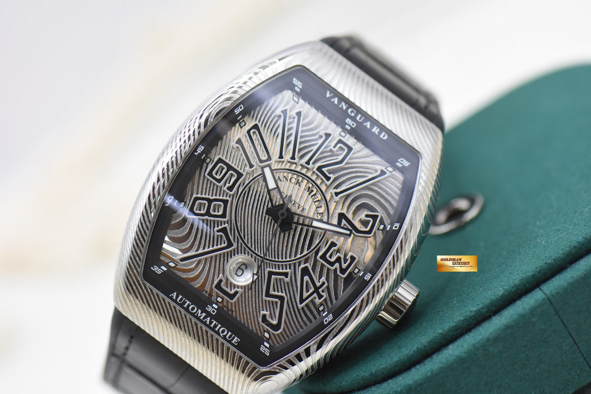 [SOLD] FRANCK MULLER VANGUARD DAMASCUS STEEL AUTOMATIC V43 SCDT DAMAS (NEW-UNWORN)