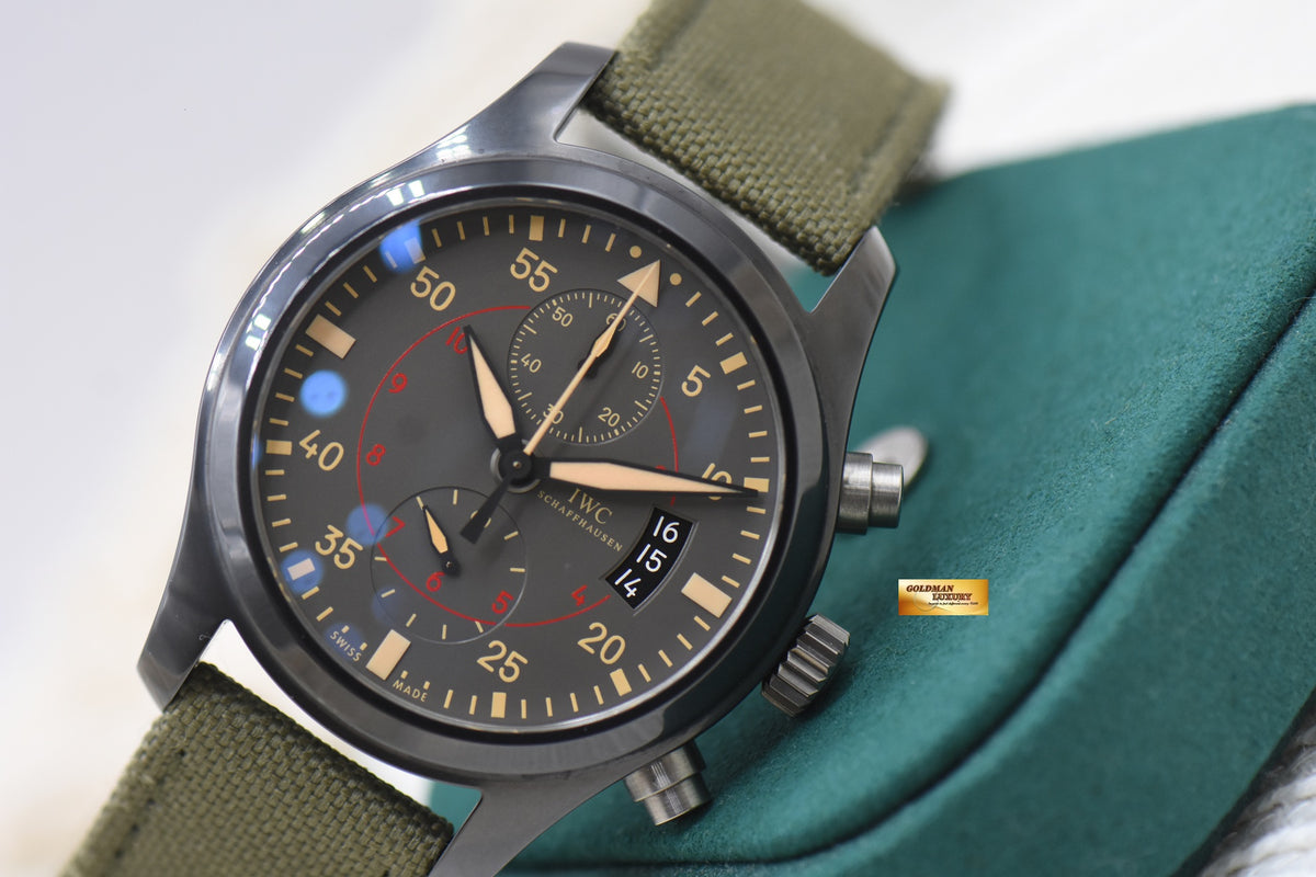 IWC TOP GUN MIRAMAR FLYBACK CHRONOGRAPH 46mm GREY CERAMIC IW3880-02 (MINT)