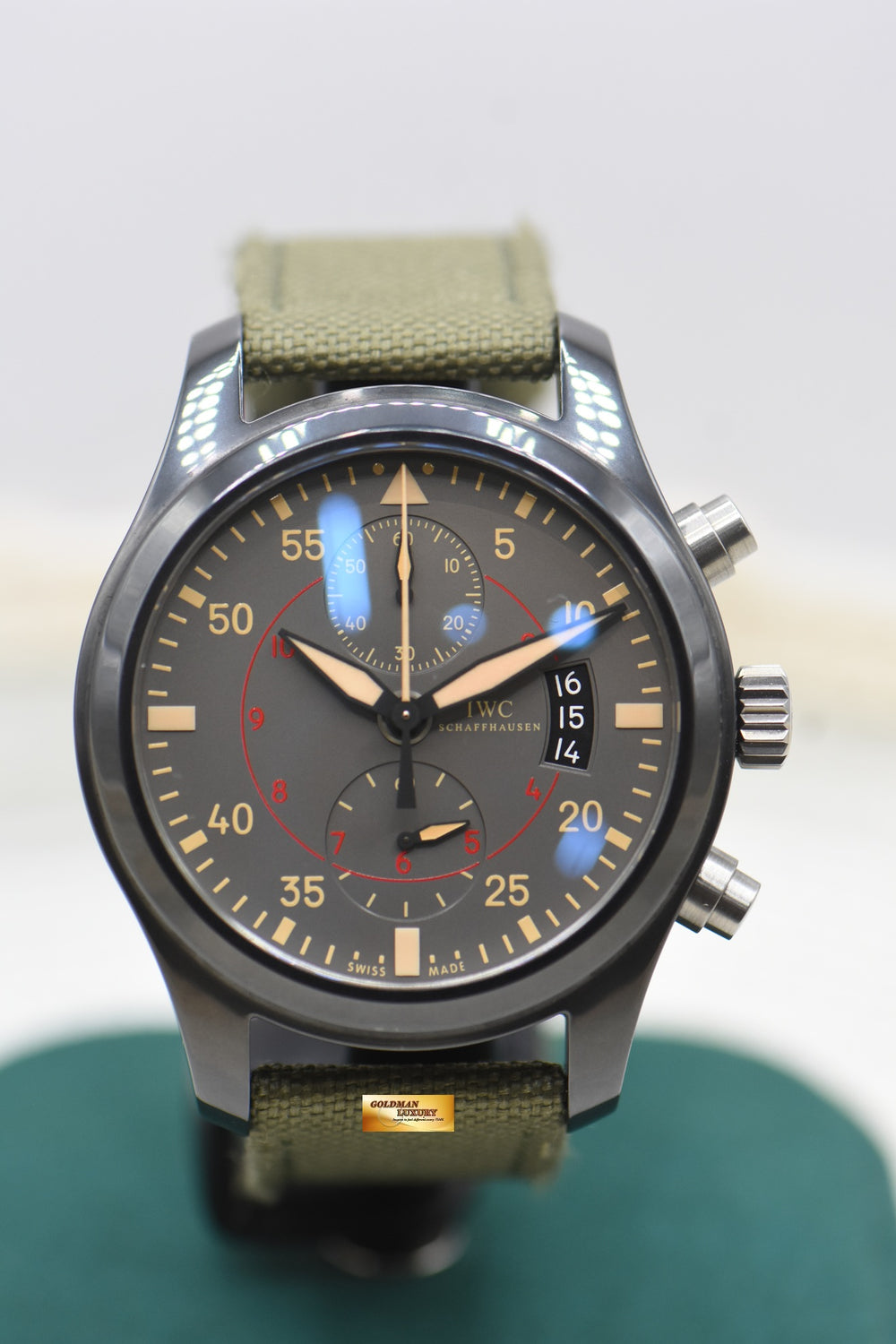 IWC TOP GUN MIRAMAR FLYBACK CHRONOGRAPH 46mm GREY CERAMIC IW3880-02 (MINT)