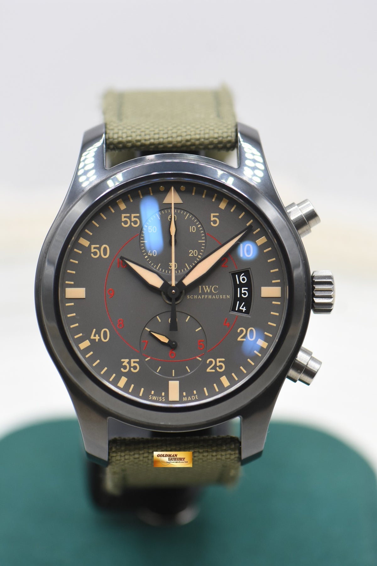 IWC TOP GUN MIRAMAR FLYBACK CHRONOGRAPH 46mm GREY CERAMIC IW3880-02 (MINT)