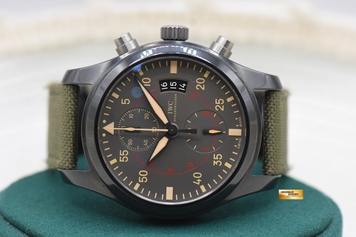 IWC TOP GUN MIRAMAR FLYBACK CHRONOGRAPH 46mm GREY CERAMIC IW3880-02 (MINT)