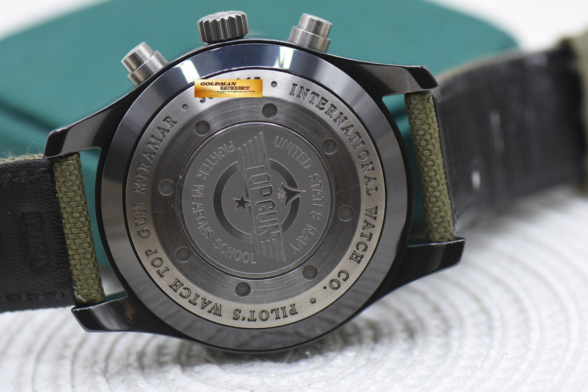 IWC TOP GUN MIRAMAR FLYBACK CHRONOGRAPH 46mm GREY CERAMIC IW3880-02 (MINT)