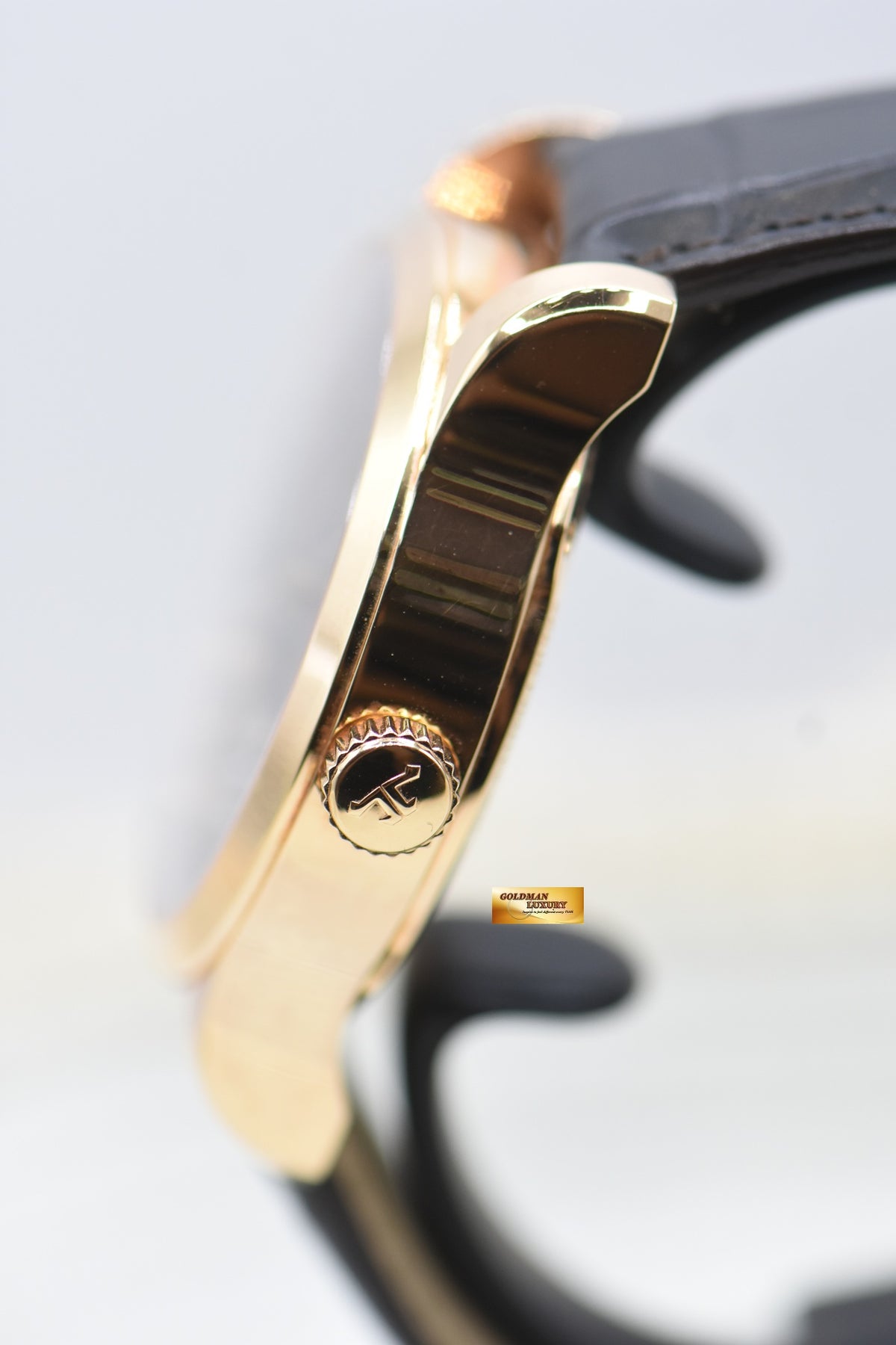 JLC MASTER GRAND TOURBILLION GMT 43mm ROSE GOLD IN LEATHER STRAP MENS AUTOMATIC Q1662450 (MINT)