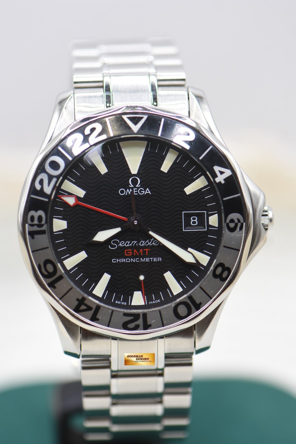 OMEGA SEAMASTER 300m GMT 41mm 50TH ANNIVERSARY STEEL AUTOMATIC 2234.5000 (MINT)