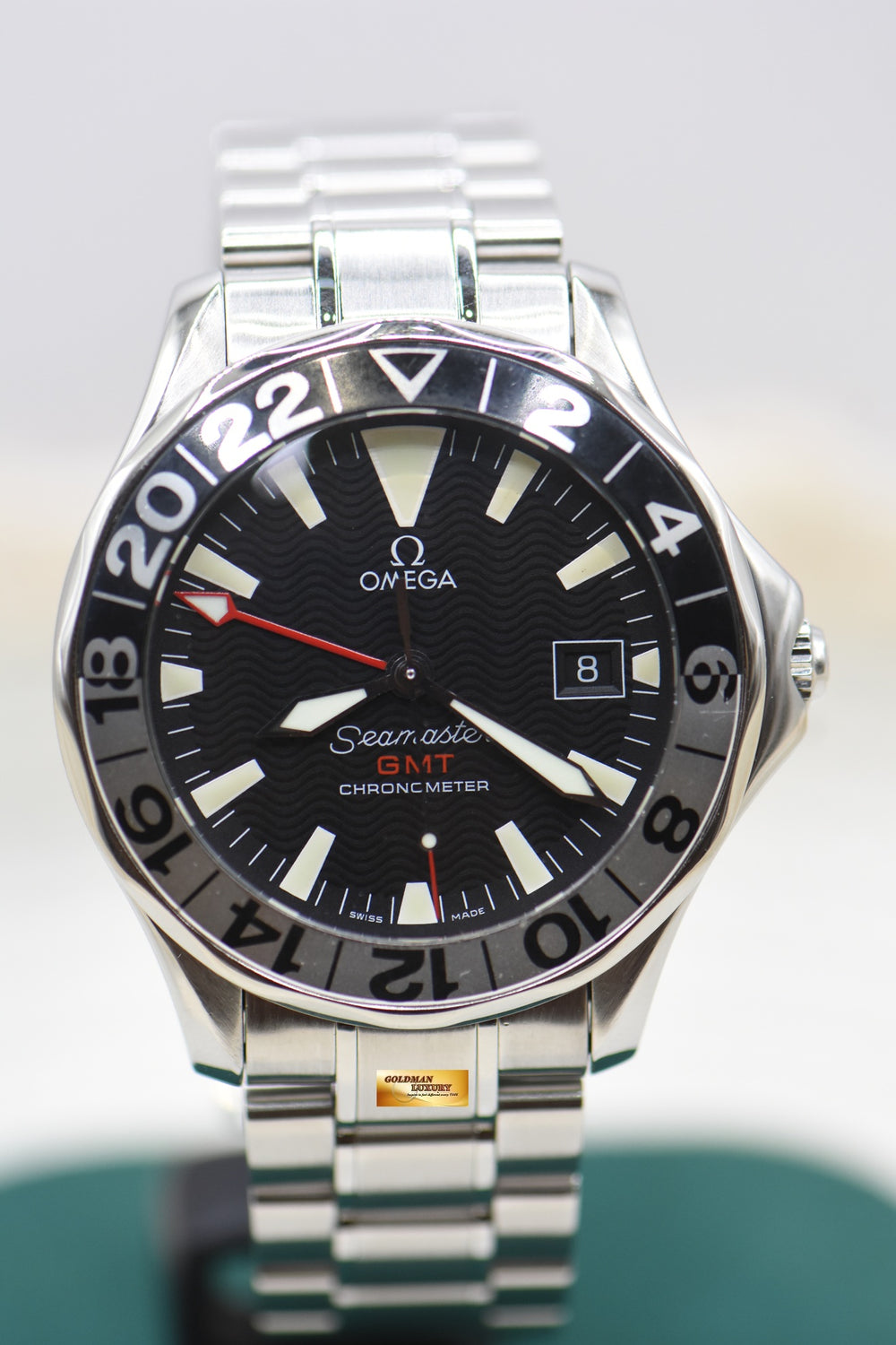 OMEGA SEAMASTER 300m GMT 41mm 50TH ANNIVERSARY STEEL AUTOMATIC 2234.5000 (MINT)