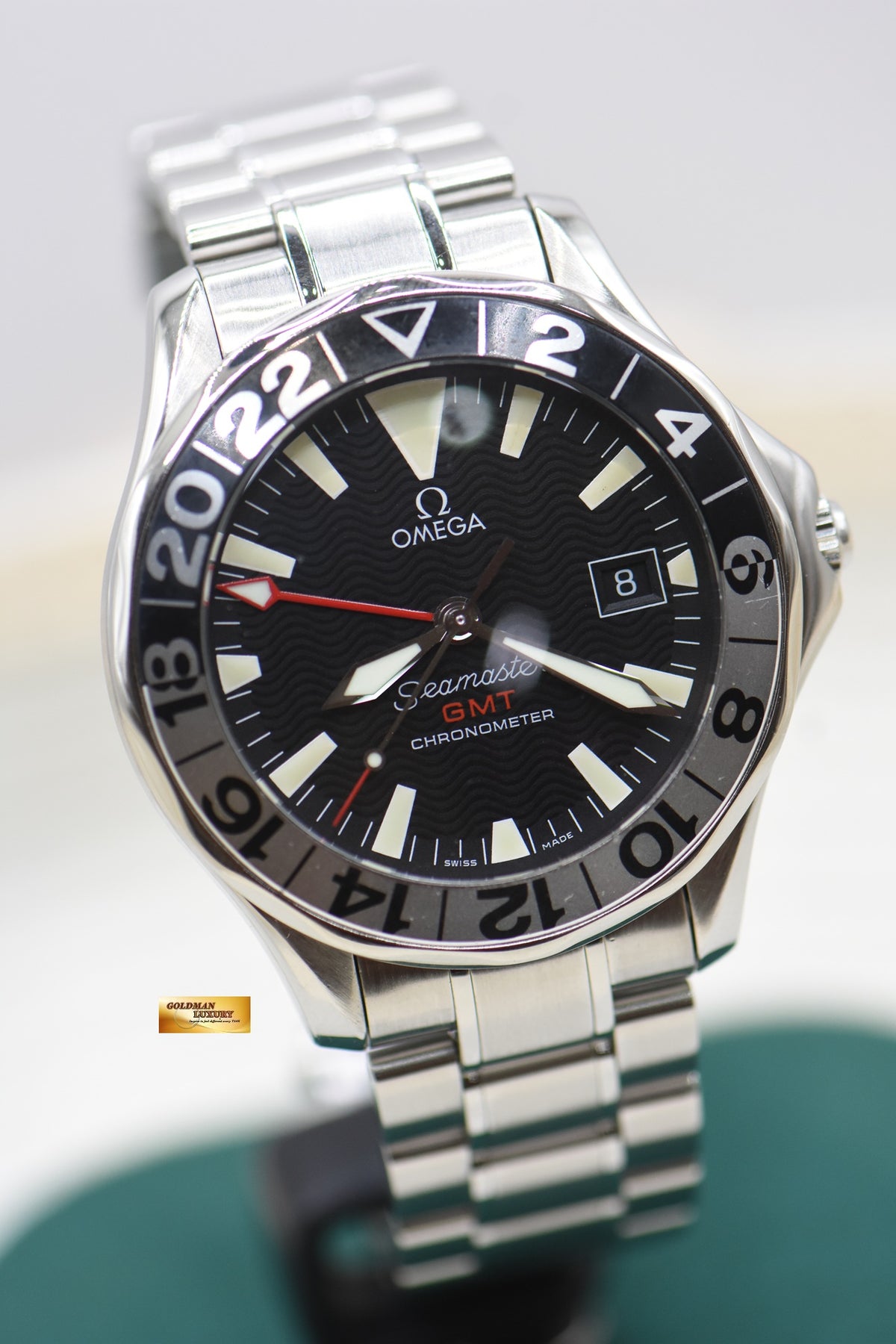OMEGA SEAMASTER 300m GMT 41mm 50TH ANNIVERSARY STEEL AUTOMATIC 2234.5000 (MINT)
