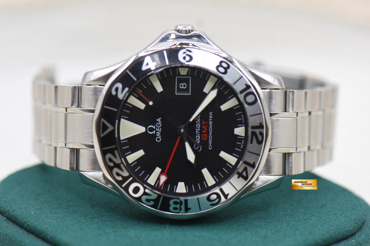 OMEGA SEAMASTER 300m GMT 41mm 50TH ANNIVERSARY STEEL AUTOMATIC 2234.5000 (MINT)
