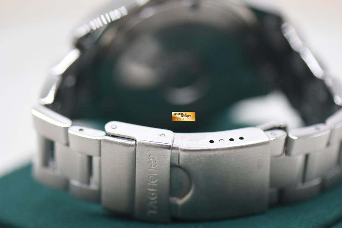 TAG HEUER AQUARACER 41mm CALIBRE 5 STEEL IN BRACELET BLACK DIAL AUTOMATIC WAN2110 (MINT)
