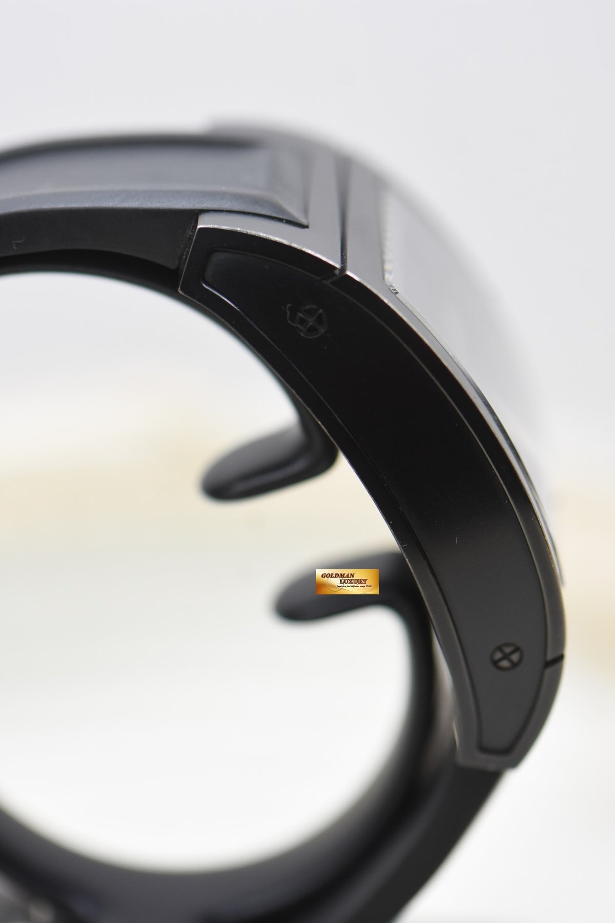 CORUM TI-BRIDGE BLACK PVD TITANIUM IN RUBBER MANUAL 007.400.94 (USED-UNPOLISHED)