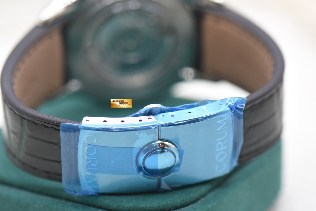 CORUM BUBBLE GOLF 45mm STEEL IN STRAP AUTOMATIC 082.150.20 (MINT)