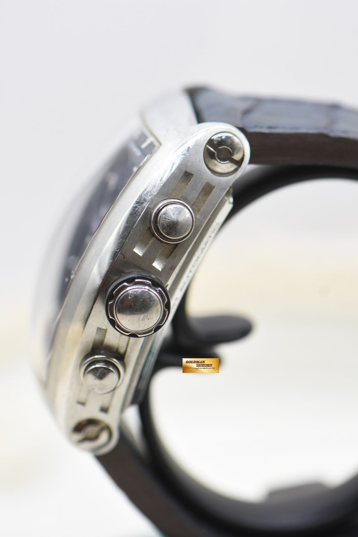 CVSTOS CHALLENGE CHRONOGRAPH POWER RESERVE STEEL IN LEATHER 301T (UNPOLISHED)