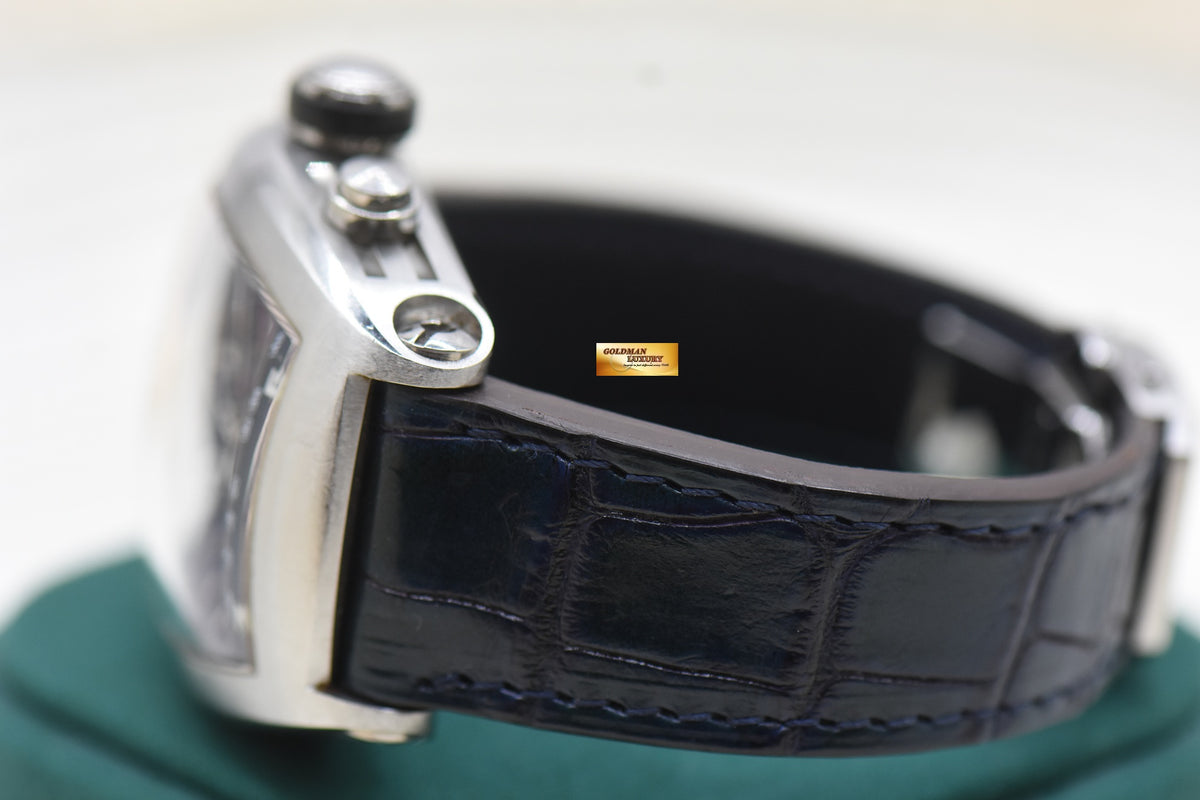 CVSTOS CHALLENGE CHRONOGRAPH POWER RESERVE STEEL IN LEATHER 301T (UNPOLISHED)