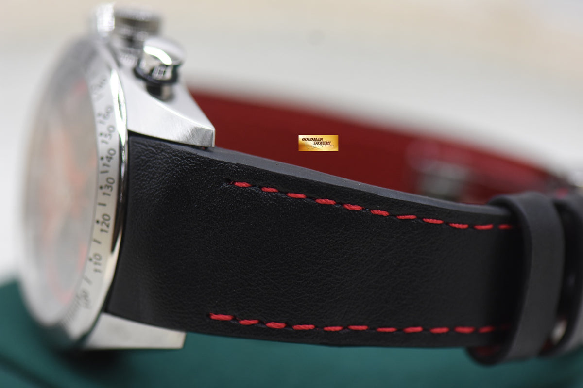 TUDOR FASTRIDER 42mm CHRONOGRAPH “DUCATI EDITION” IN LEATHER STRAP 42000D (MINT)