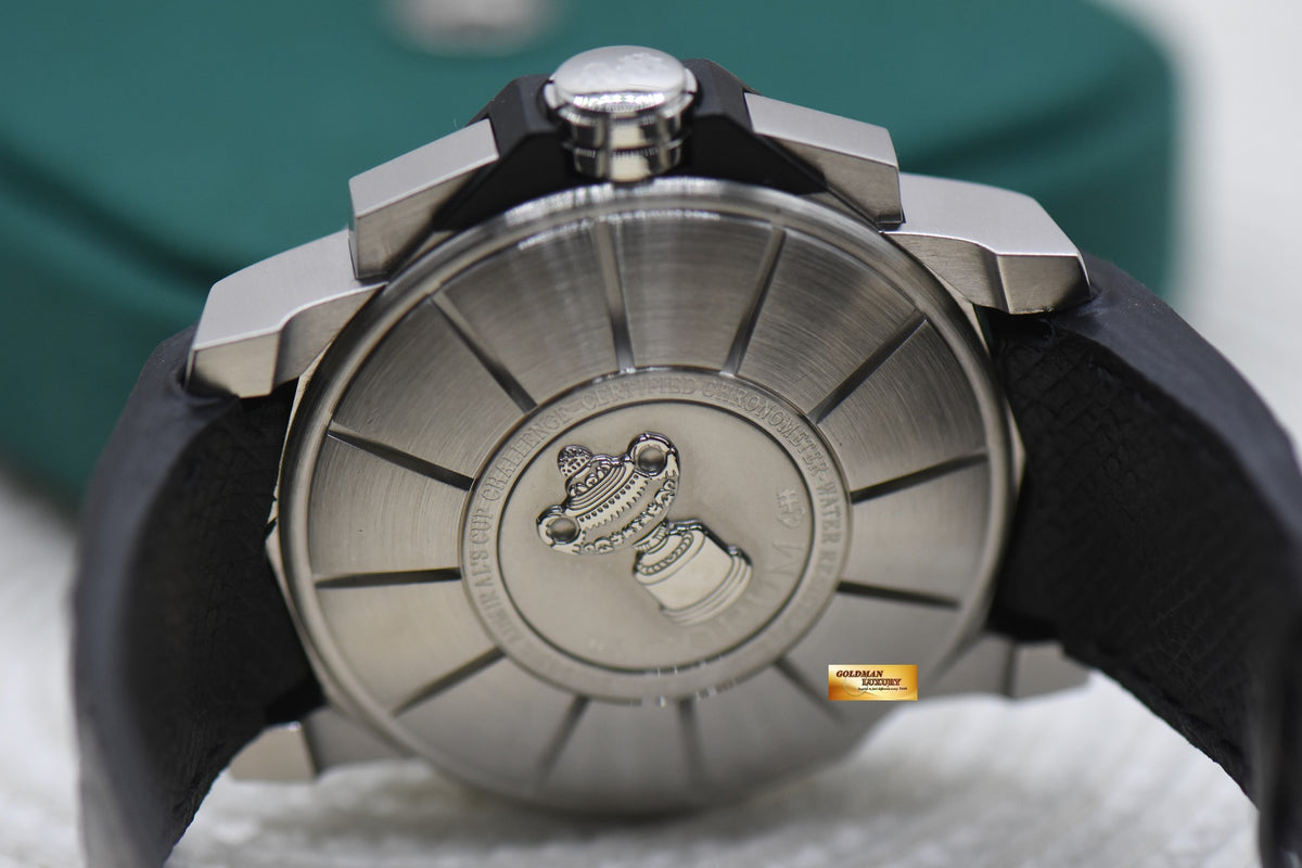 CORUM ADMIRAL’S CUP CHALLENGE 44mm CHRONOGRAPH STEEL AUTOMATIC WHITE DIAL 753.691.20 (MINT)