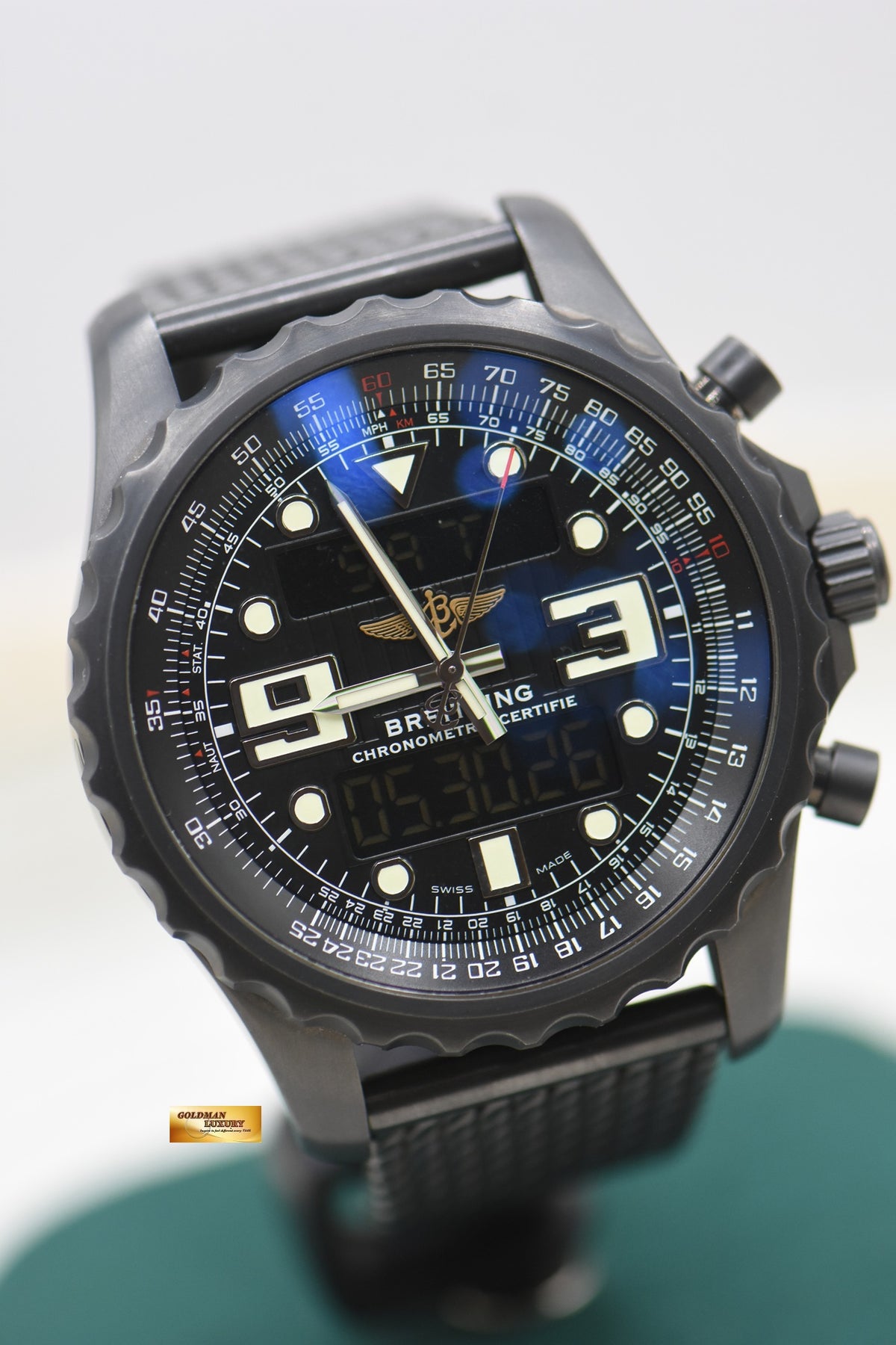 BREITLING CHRONOSPACE BLACK STEEL 48mm SUPERQUARTZ LIMITED EDITION M78365 (USED)