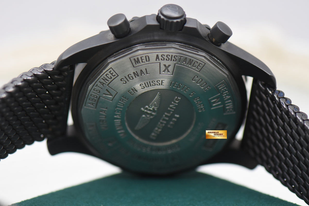 BREITLING CHRONOSPACE BLACK STEEL 48mm SUPERQUARTZ LIMITED EDITION M78365 (USED)