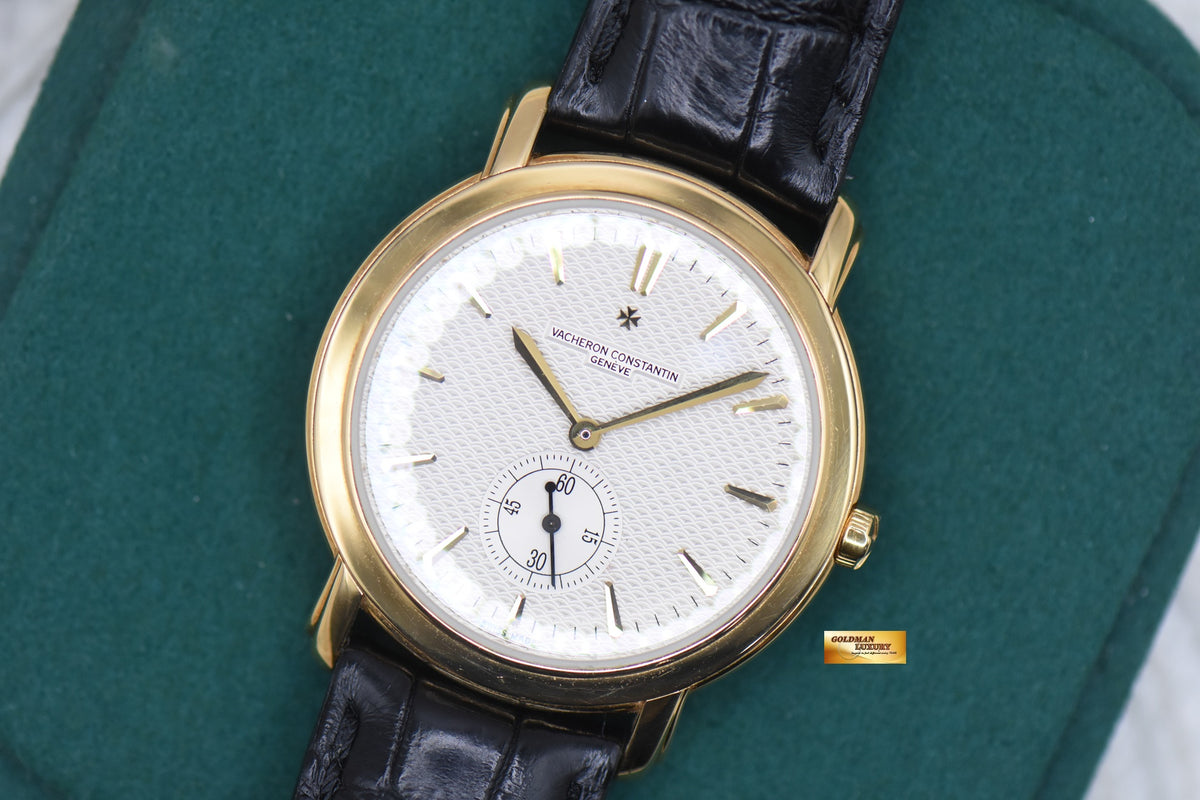 VACHERON CONSTANTIN MALTE GRANDE CLASSIQUE 37mm YELLOW GOLD MANUAL WINDING 81000/000J (MINT)