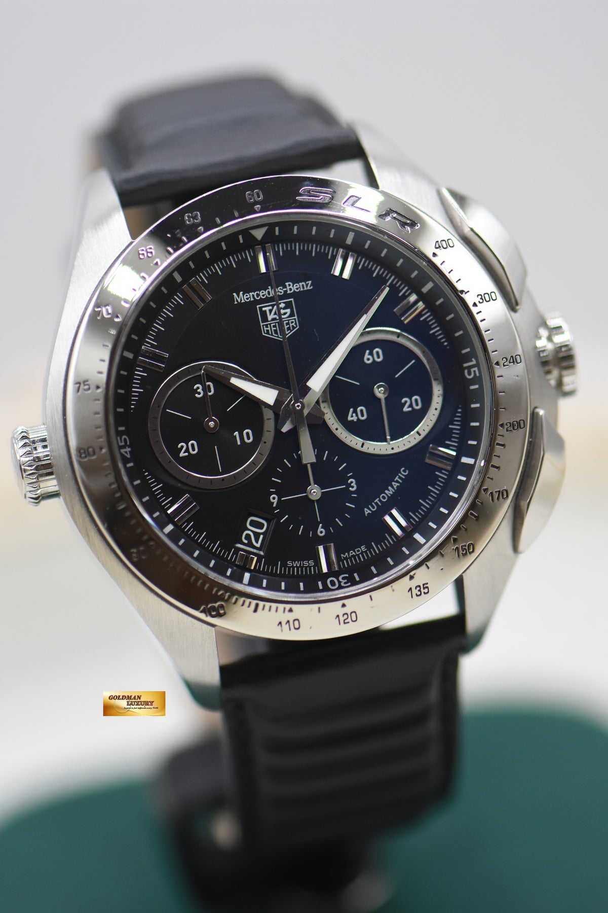 TAG HEUER SLR FOR MERCEDES BENZ CHRONOGRAPH 45mm STEEL AUTOMATIC CAG2110 (MINT)