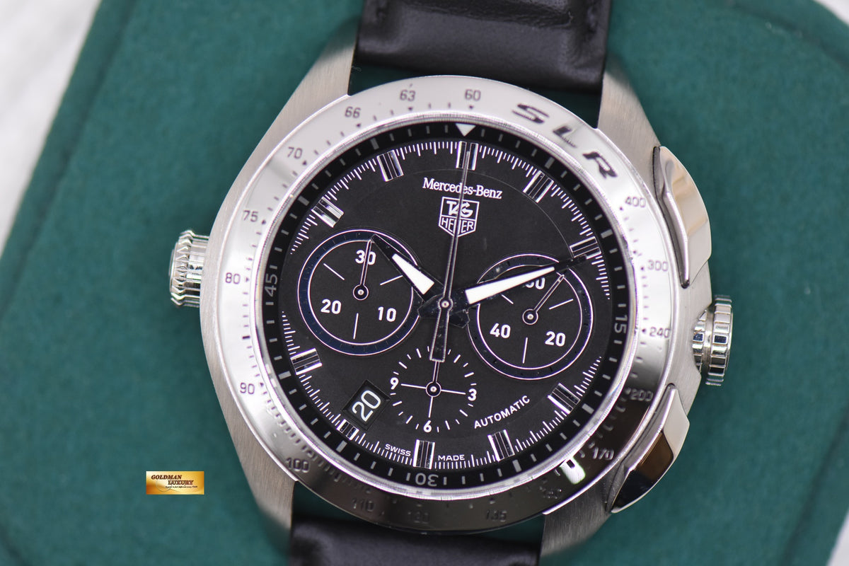 TAG HEUER SLR FOR MERCEDES BENZ CHRONOGRAPH 45mm STEEL AUTOMATIC CAG2110 (MINT)