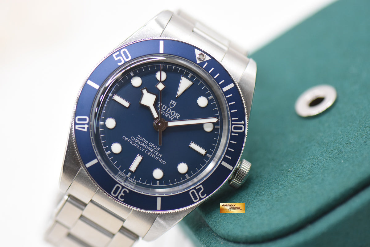 TUDOR BLACK BAY 58 BLUE DIAL STEEL IN BRACELET AUTOMATIC 79030B (MINT)