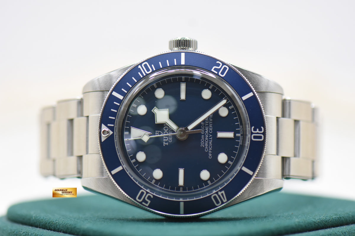 TUDOR BLACK BAY 58 BLUE DIAL STEEL IN BRACELET AUTOMATIC 79030B (MINT)