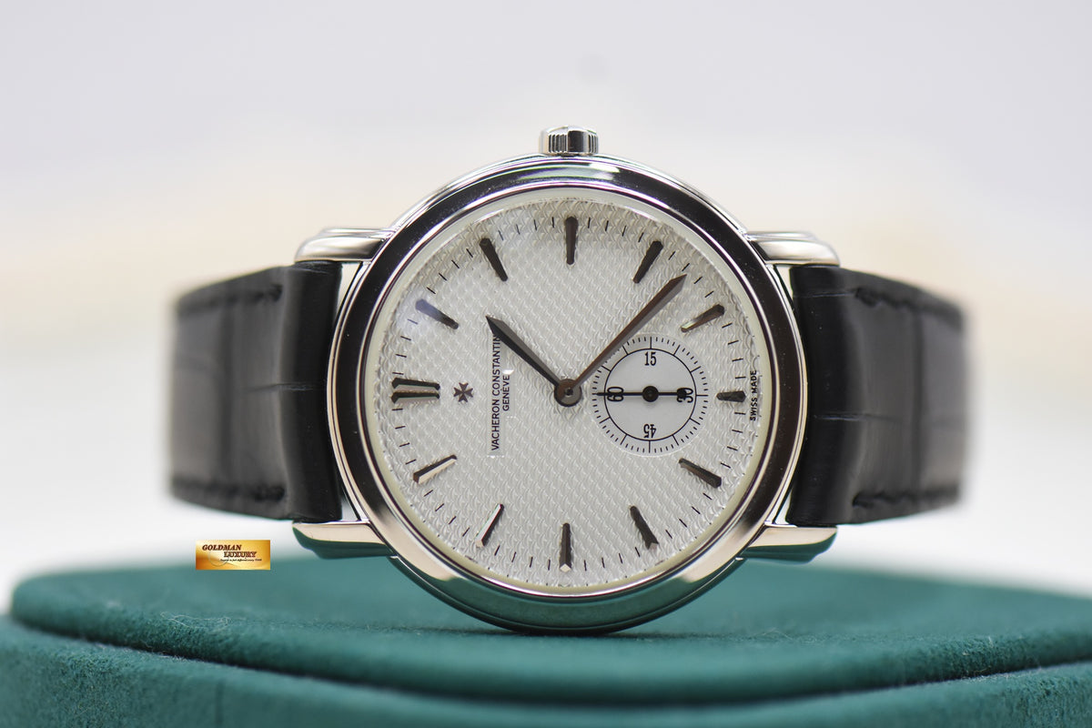 VACHERON CONSTANTIN MALTE GRANDE CLASSIQUE 37mm WHITE GOLD MANUAL WINDING 81000/000G (MINT)