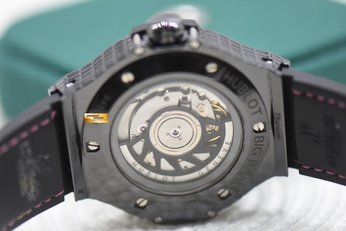 HUBLOT BIGBANG TUTTI FRUTTI PURPLE CAVIAR 41mm BLACK CERAMIC 346.CD.1800.LR.1905 (MINT)