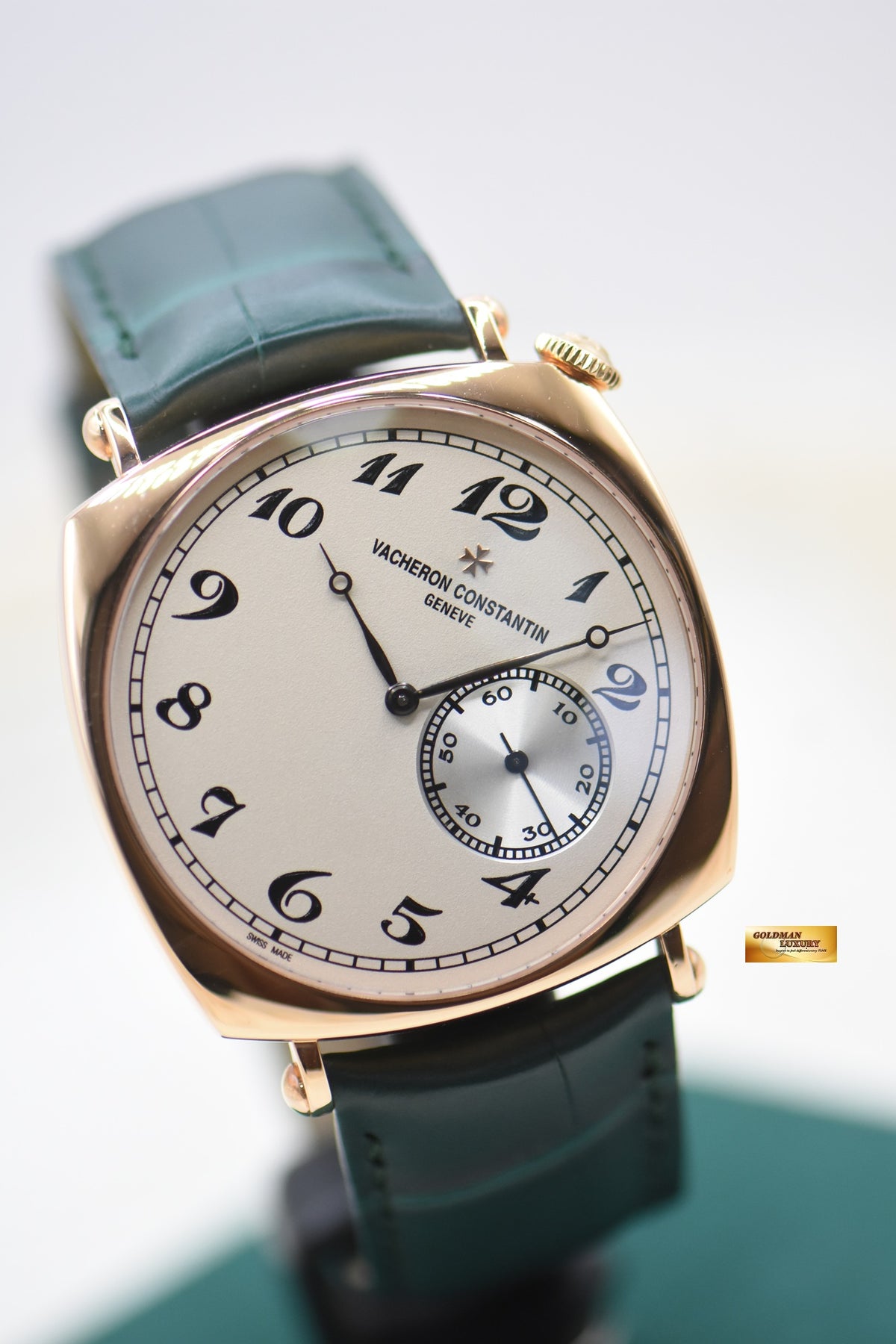 VACHERON CONSTANTIN HISTORIQUE AMERICAN 1921 ROSE GOLD MANUAL 82035R (NOS)