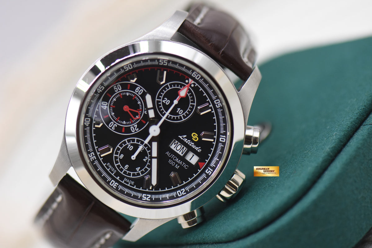 LATITUDE DAY-DATE CHRONOGRAPH 42mm STEEL AUTOMATIC (MINT)