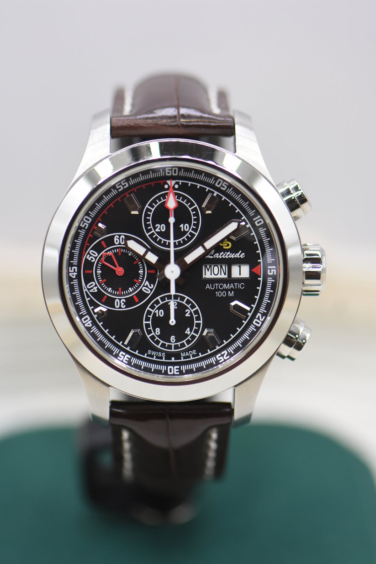 LATITUDE DAY-DATE CHRONOGRAPH 42mm STEEL AUTOMATIC (MINT)