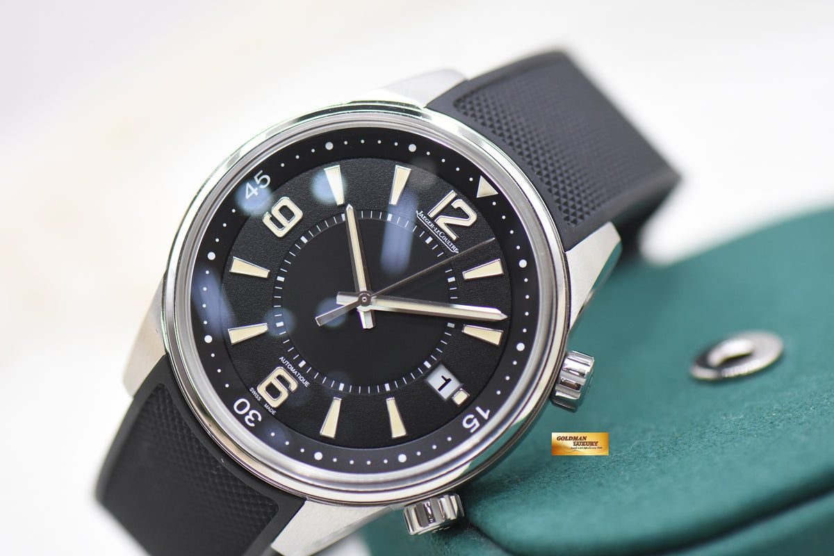 JLC JAEGER LeCOULTRE POLARIS DATE 42mm STEEL IN RUBBER STRAP AUTOMATIC Q9068670 (MINT)