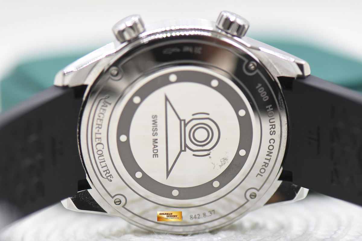 JLC JAEGER LeCOULTRE POLARIS DATE 42mm STEEL IN RUBBER STRAP AUTOMATIC Q9068670 (MINT)