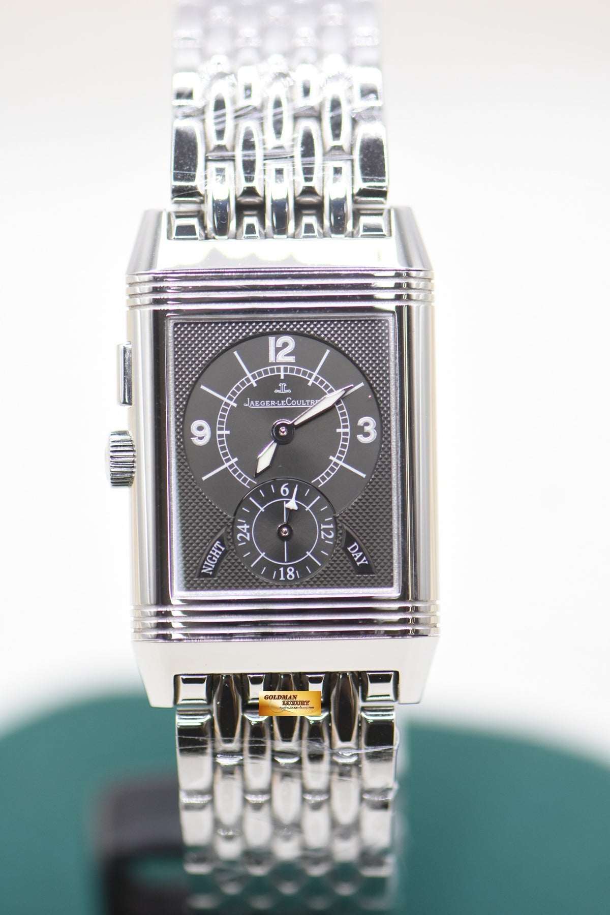 JLC REVERSO DUOFACE SMALL SECONDS MEN’S STEEL BRACELET MANUAL WINDING Q2718110 (MINT)