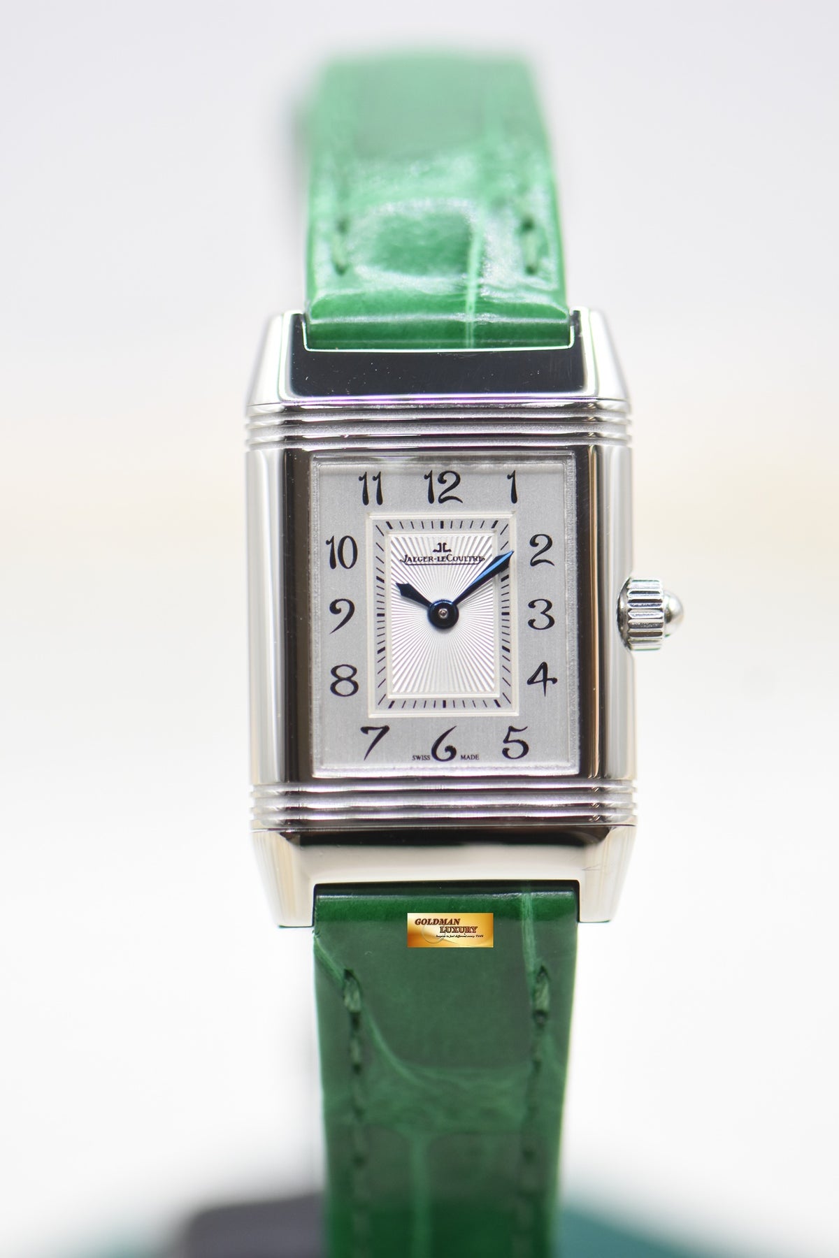 JLC REVERSO LADIES CLASSIC DUETTO STEEL DIAMOND MANUAL Q2668412 (MINT)