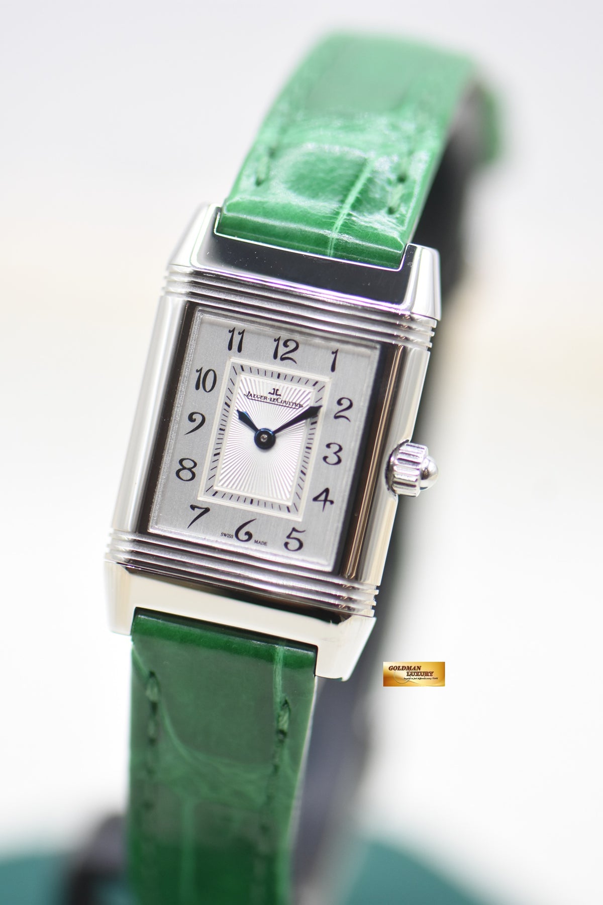 JLC REVERSO LADIES CLASSIC DUETTO STEEL DIAMOND MANUAL Q2668412 (MINT)