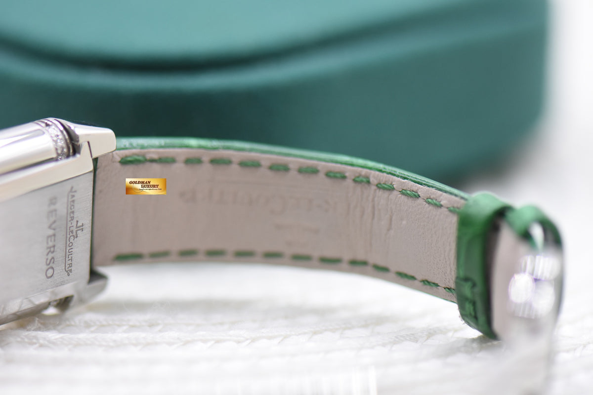 JLC REVERSO LADIES CLASSIC DUETTO STEEL DIAMOND MANUAL Q2668412 (MINT)