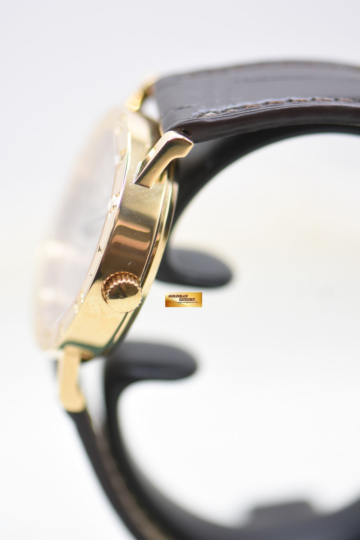 BVLGARI BVLGARI SQUELETTE SKELETON DIAL YELLOW GOLD IN LEATHER AUTOMATIC BB33GLSKP (MINT)