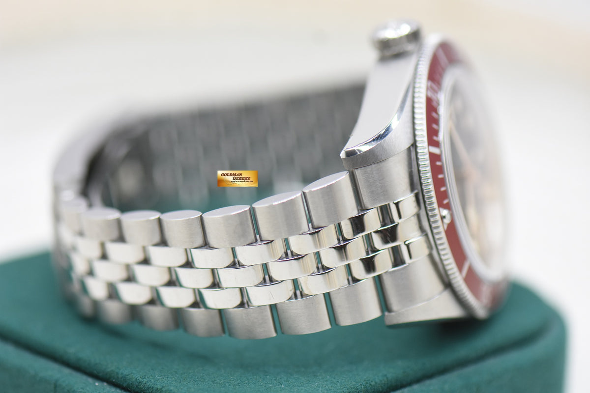 TUDOR BLACK BAY 41mm STEEL IN JUBILEE BRACELET RED BEZEL M7941A1A0RU (MINT)