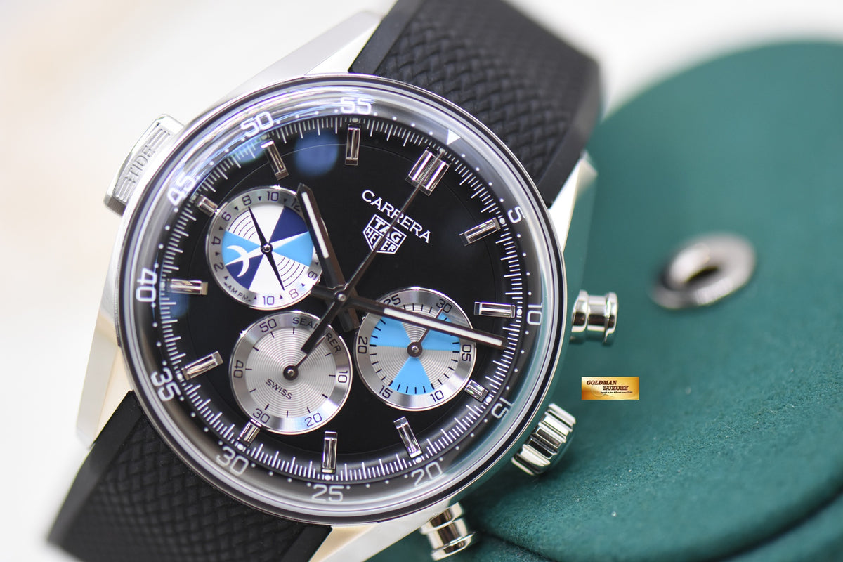 TAG HEUER CARRERA CHRONOGRAPH SEAFARER X HODINKEE STEEL LIMITED EDITION OF 968 (MINT)