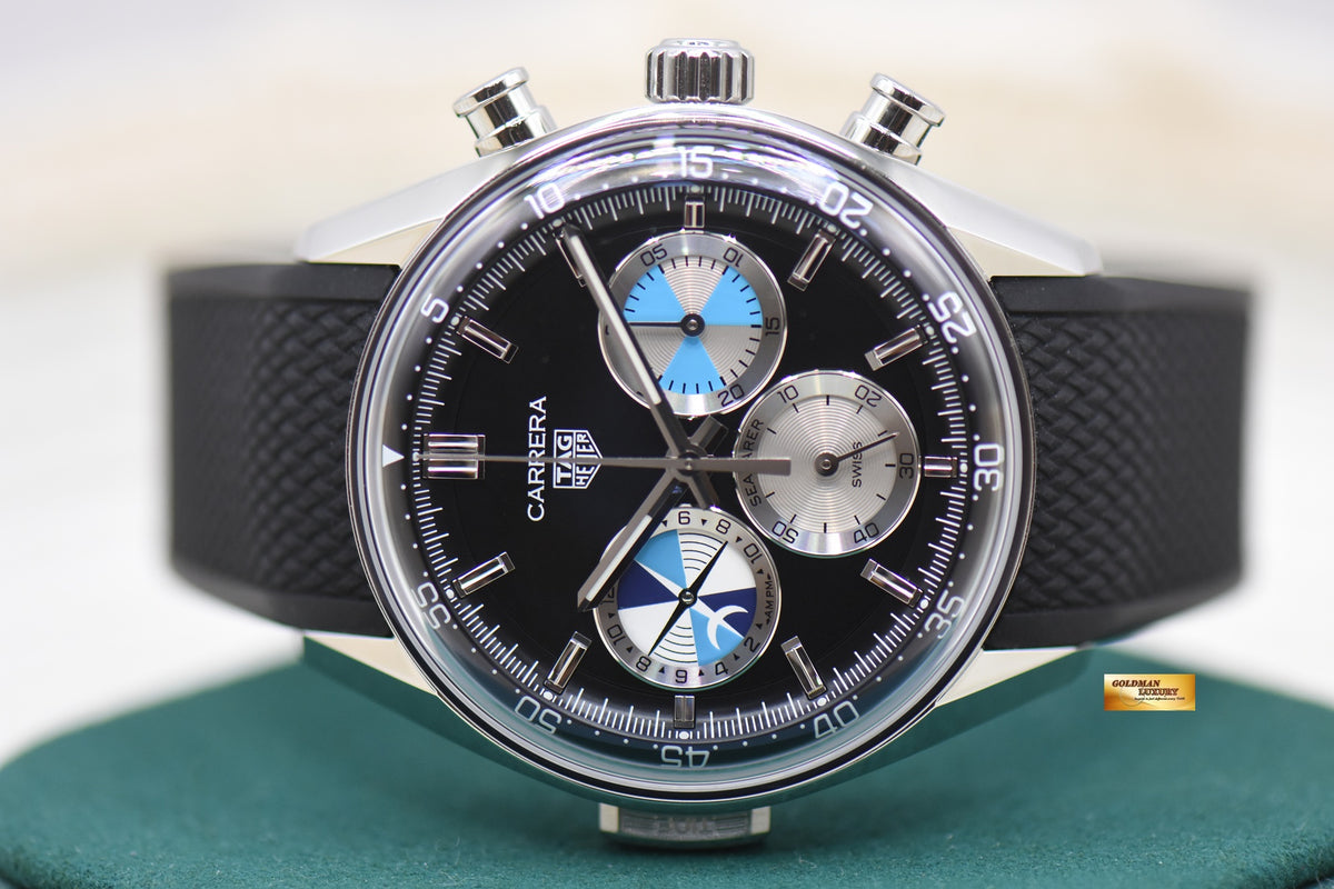 TAG HEUER CARRERA CHRONOGRAPH SEAFARER X HODINKEE STEEL LIMITED EDITION OF 968 (MINT)